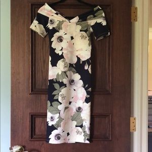 Off the shoulder body-con dress